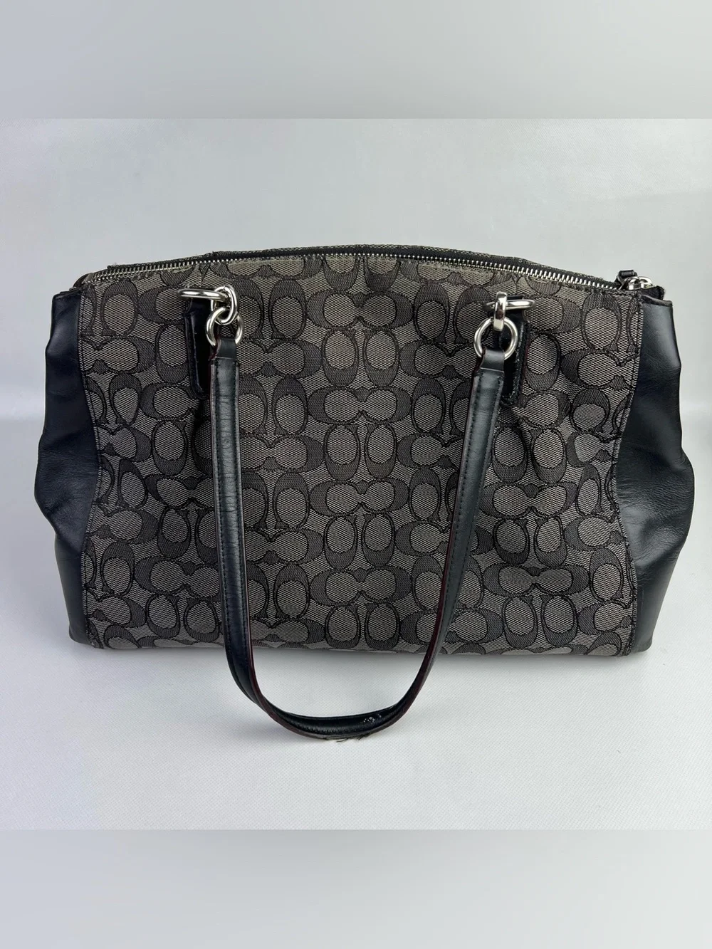 Coach Signature Shoulder Bag Satchel Handbag Purse
